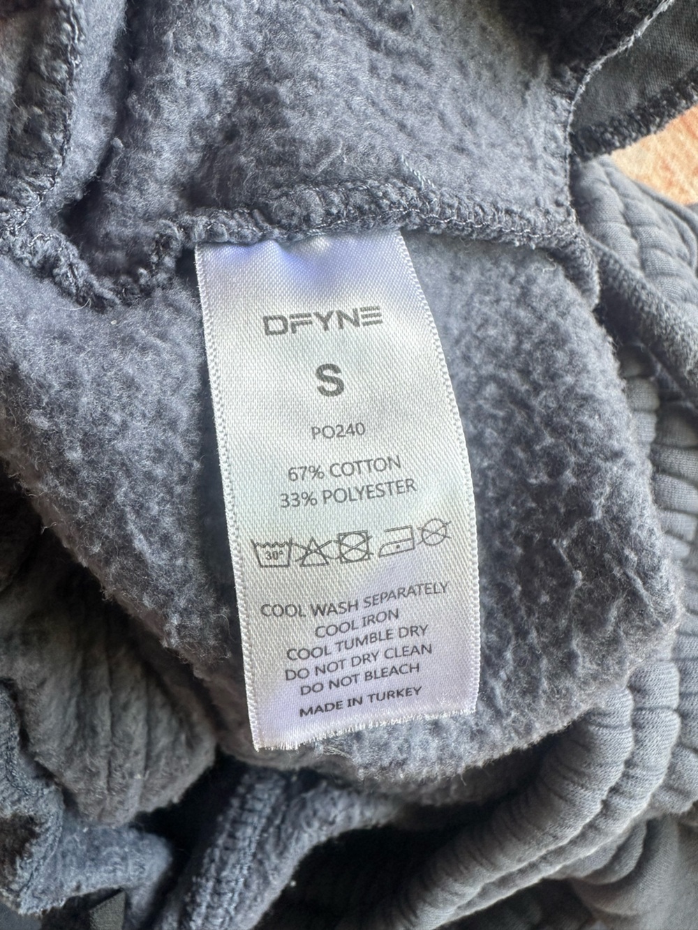 DFYNE revive cargo jogger wide leg sweatpants dark sapphire blue size small - Picture 6 of 12
